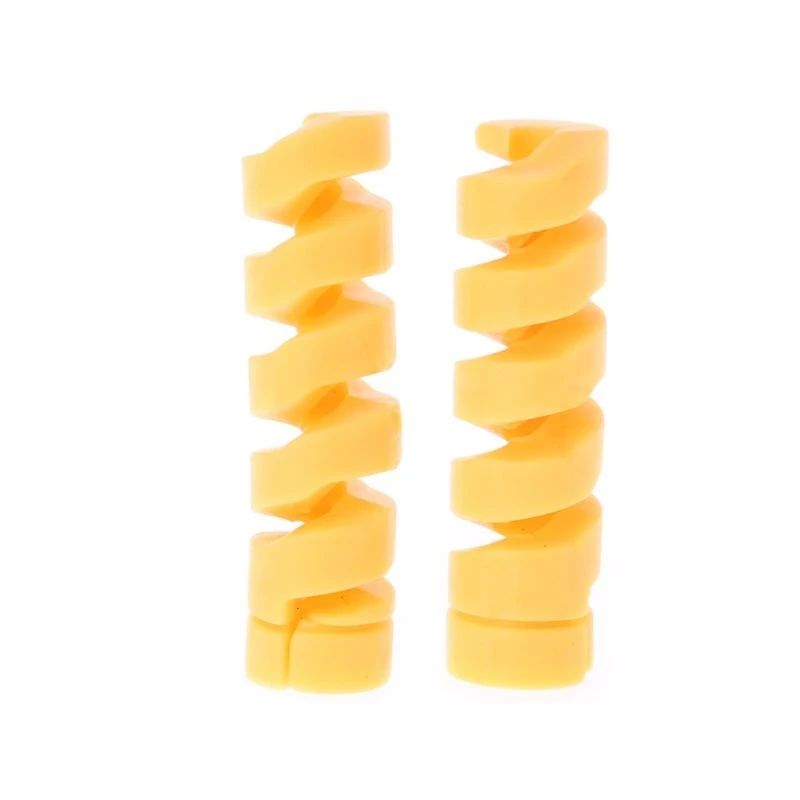 2x Protective Cover Cable Protector for Case for Smartphone USB Cables Cord Spiral Phone Accessory Data Line Sle
