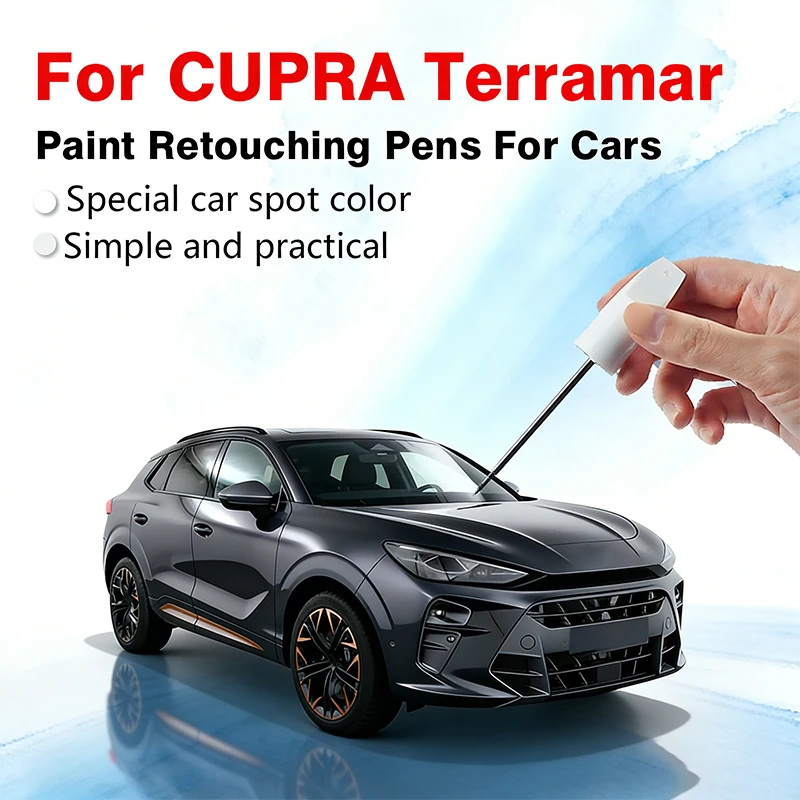 For CUPRA Terramar Car Paint Repair Pen Restores Original Factory Paint Finish with Clear Coat Enhances Gloss