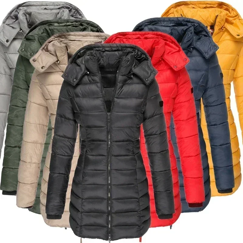 Women\'s Long Thickened Warm Jacket Coat Down Jacket