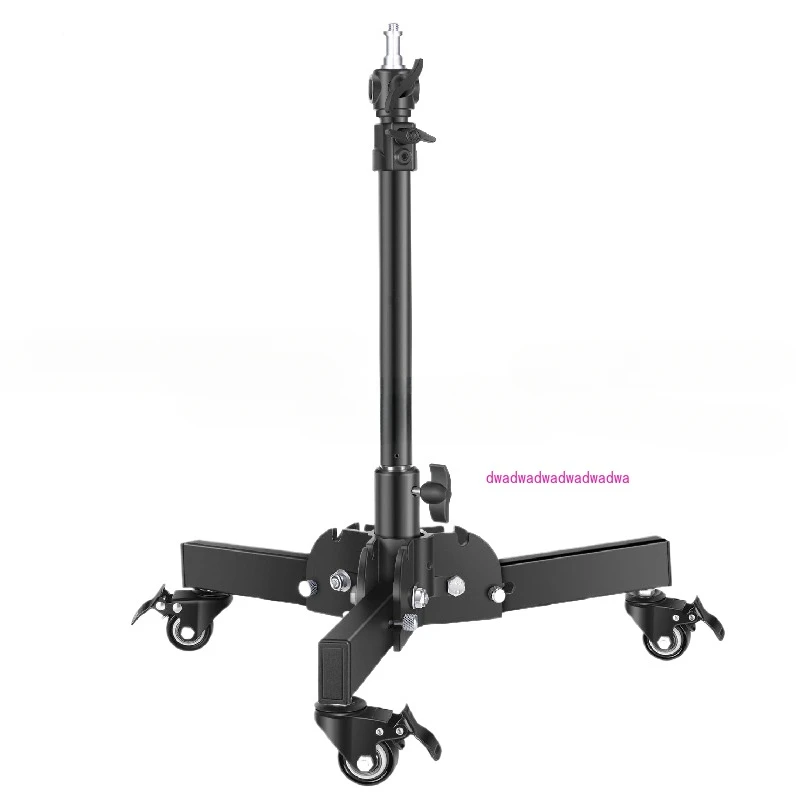 Photography heavy-duty floor light stand 72cm with pulley folding all-metal light stand, studio live stream supplement