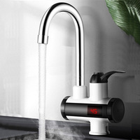 Instant Electric Water Heater Temperature Display Cold Water Heating Kitchen Hot 3000W Water Heater with LED EU Plug