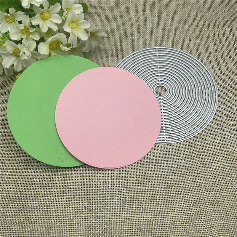 Circles Border frame Metal Cutting Dies Stencils For DIY Scrapbooking Decorative Embossing Handcraft Template