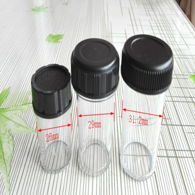 5 PCS  Microscope Objective Lens Protection Box RMS Thread Microscope Plastic Lens Box objective lens protection box