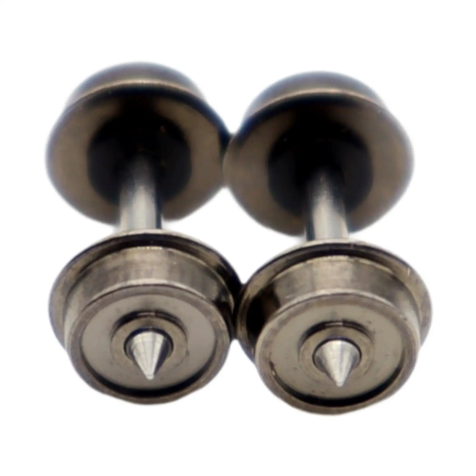 

2Pcs Metal DC Wheels Metal Wheels Modified High Strength Replacement Hobby Train