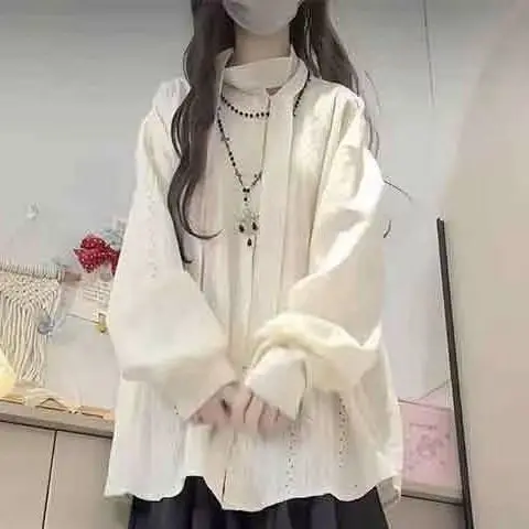 غير النظامية تنورة السراويل المشمش اللون بلوزة قمصان 2 قطعة مجموعات الملابس النسائية Blusas الخريف الشتاء Pantalon فام #4