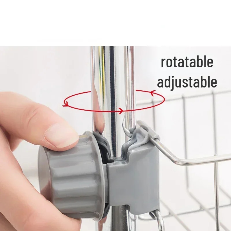 Stainless Steel Faucet Rack Kitchen Sink Sponge Holder Bathroom Soap Drainer Shelf Multi-Scene Tap Storage Organizer Accessories