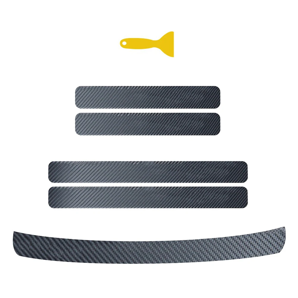 

Pvc Car Door Sill Protector Anti scratch Stickers Protection Strip Vehicle Decorate Styling Protectors Durable Non