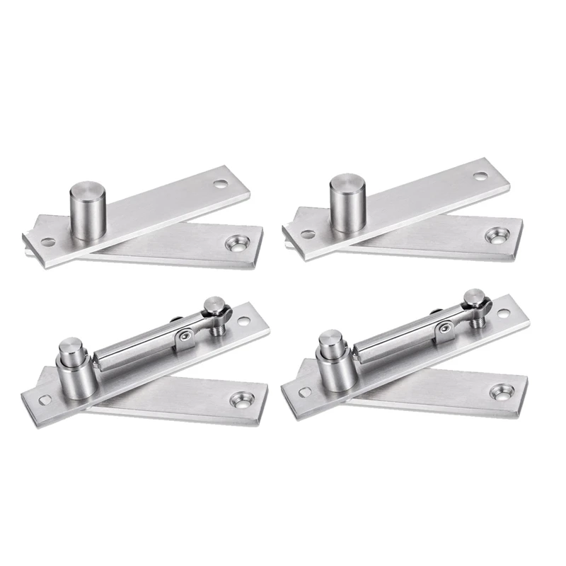 Stainless Steel Pivot Hinge For Wood Door, Door Hinge For Secret Door, With 360 Degree Rotation, Invisible Pivot 2Pcs