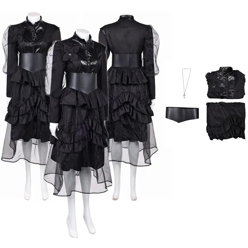 

Fantasia Lucienne Cosplay Shirt Skirt Necklace Costume Sand TV Roleplay Man Outfits Halloween Carnival Disguise Party Suit