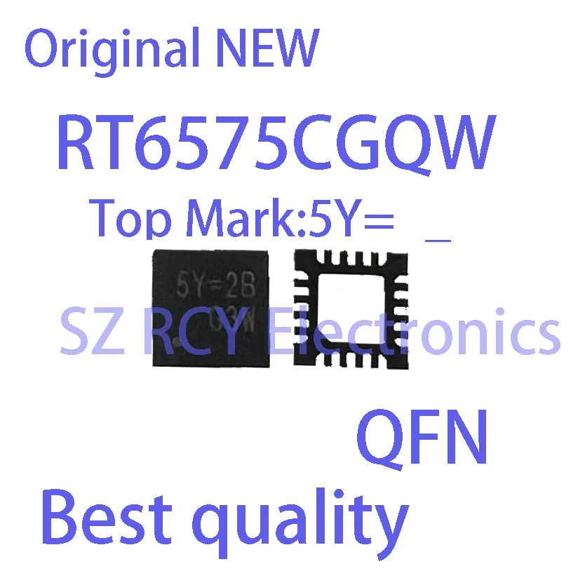 (2-5 PCS)NEW RT6575CGQW RT6575C Top Mark 5Y= QFN IC Chip electronic