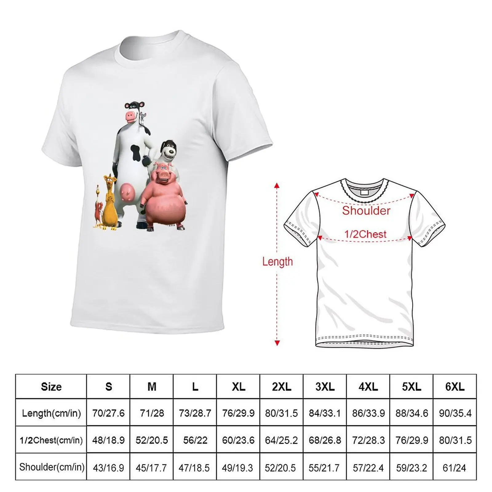 Back At The Barnyard T-Shirt Stain Resistant Casual Tee