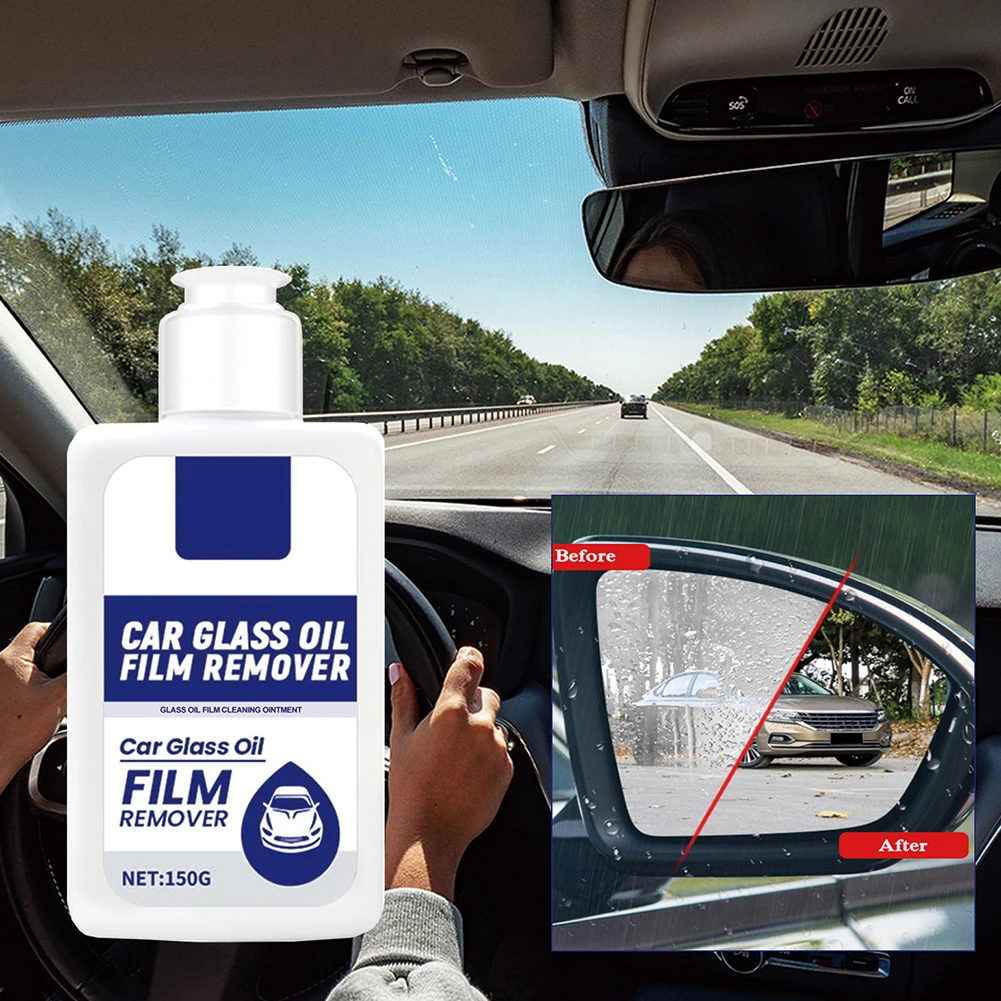 Car Windshield Oil Film Cleaner Glass Stripper Water Spot Remover Car Accessories