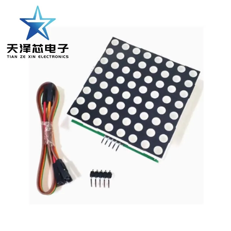 Max7219 Large Dot Matrix 2088as Drive Display Module 60*60mm Dot Matrix Microcontroller Control Driver Board