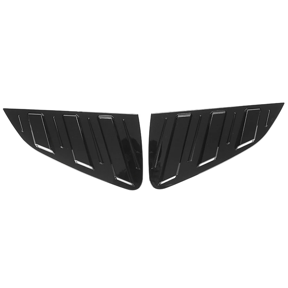 For VW Polo 6 Mk6 GTI TGI TSI MPI 2019-2023 Car Rear Window Shutter Cover Trim Rear Triangle Window Shade Spoiler Bodykits