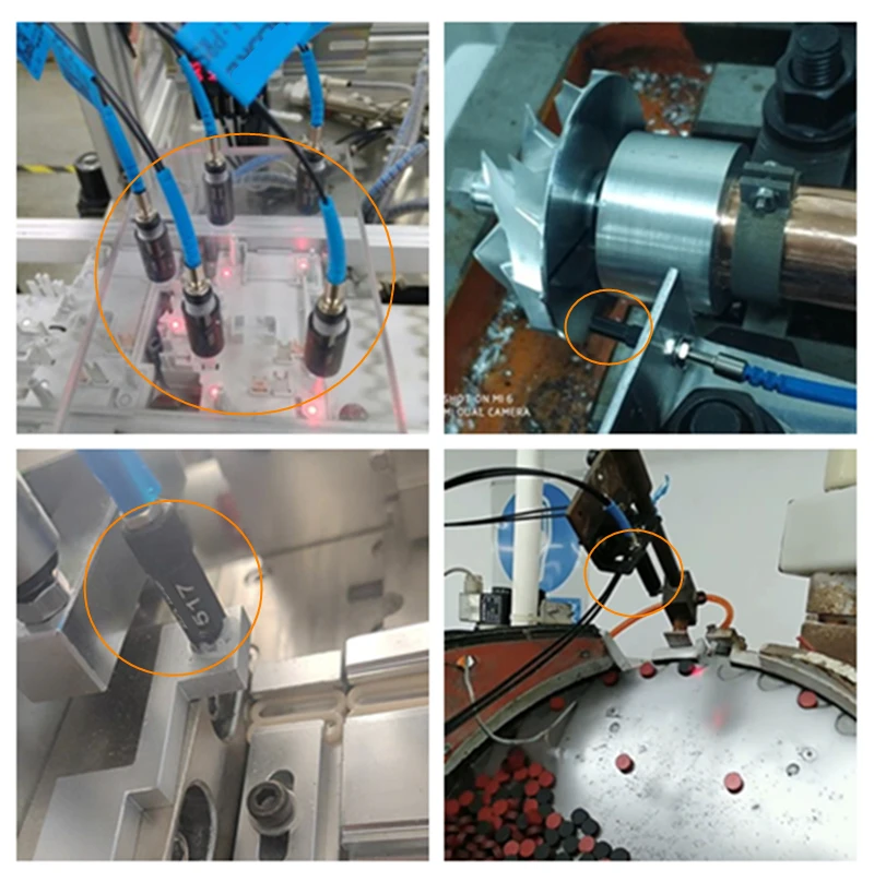 Optischer Fasersensor, Fokuslinse, Spiegel, optisch, M3, M4, M6, für diffuse reflektierende Durchgangsstrahl-Lichtschranke, Gauselink – Detail 33