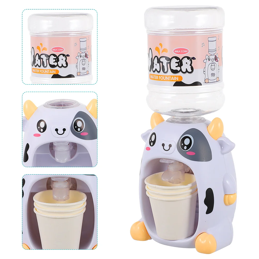 2 Pcs House Accessories Child Educational Toys Mini Water Dispenser for Kids