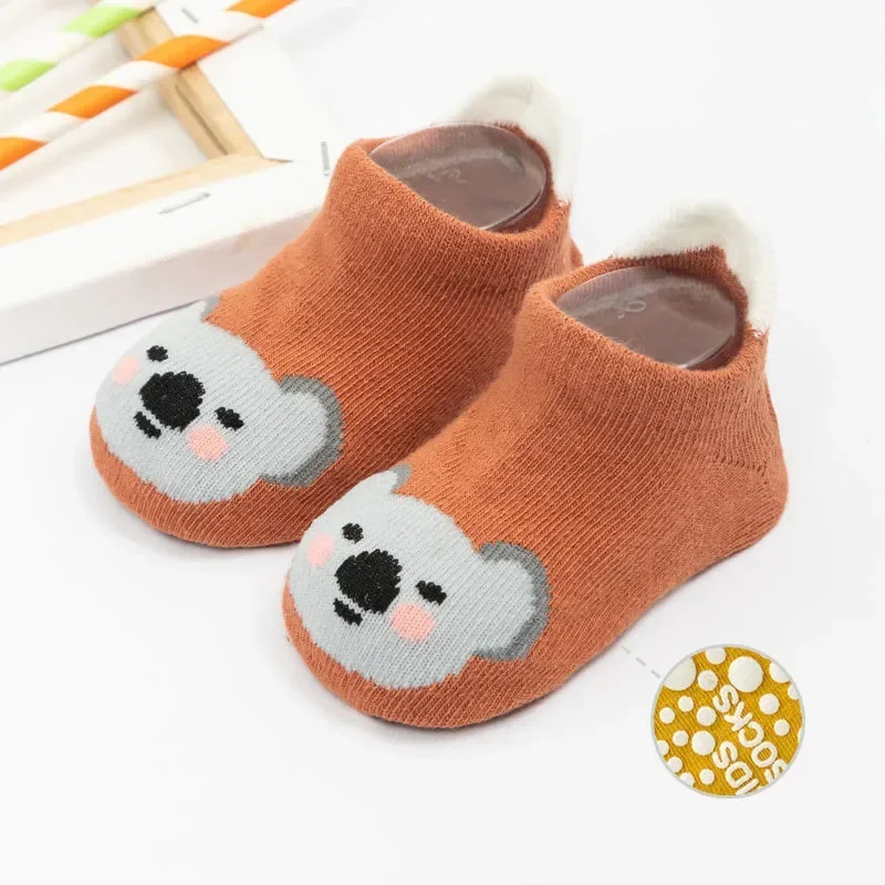 Baby Socks Spring Cute Cartoon Non-slip Baby Boys Girls Floor Socks Autumn Summer Socks  0-3 Years Old