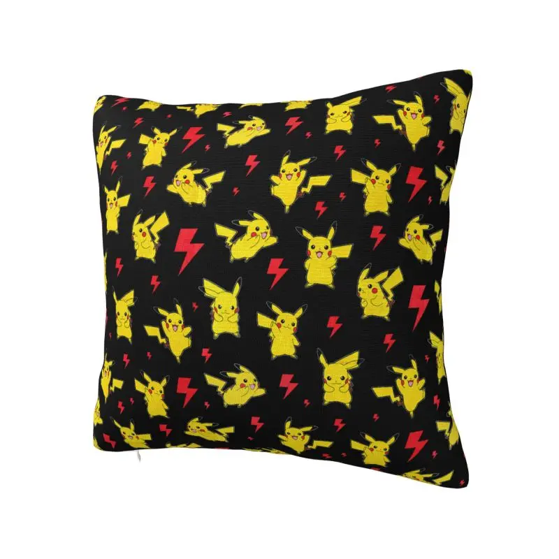 Modern Pokemons Pikachus Cushion Cover 40*40 cm Polyester Throw Pillow Case for Living Room Bedding Sofa Pillowcase