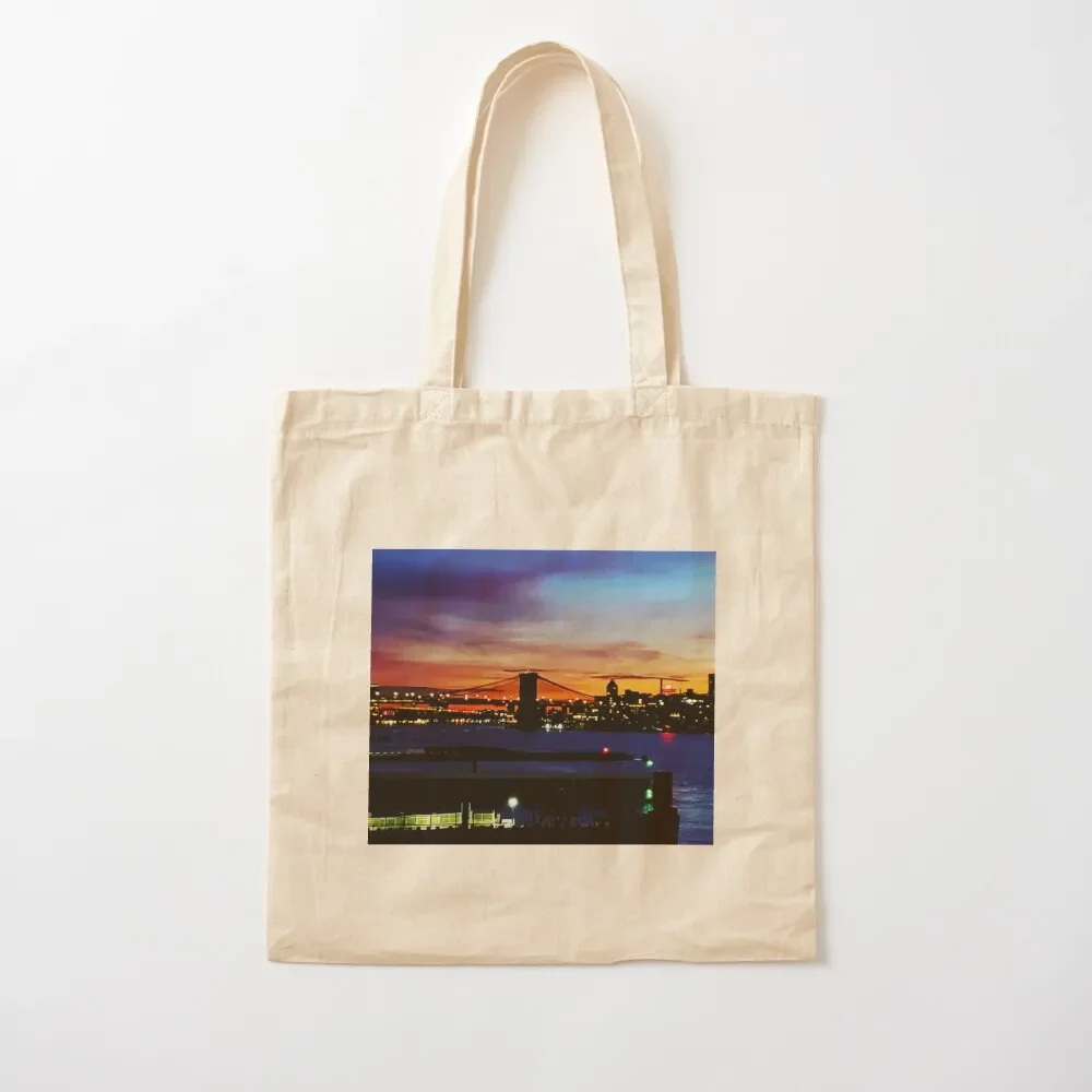 

Brooklyn bridge sunrise Tote Bag tote bag woman bags woman 2025 Tote Bag