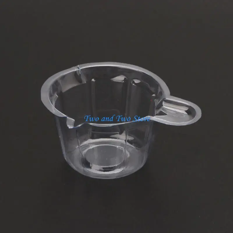 

HX6F Silicone Disposable Pigment Coloring Toning Cup Crystal Epoxy Dispensing Cups