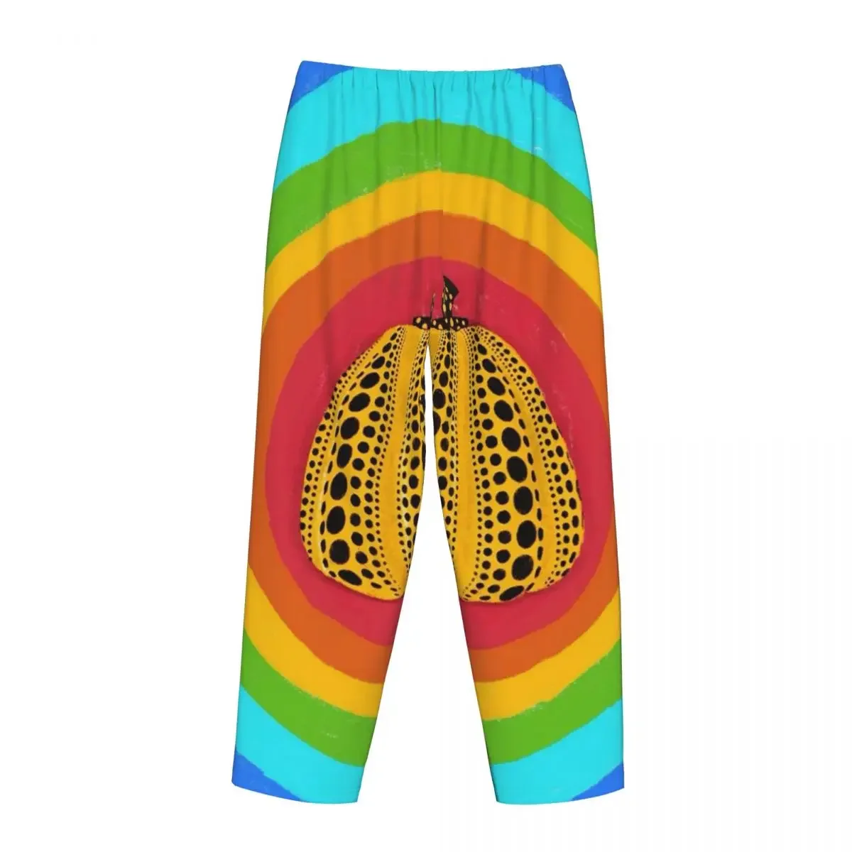 Custom Yayoi Kusama Abstract Painting Women Pajama Pants Lounge Sleep Sleepwear Bottoms with Pockets