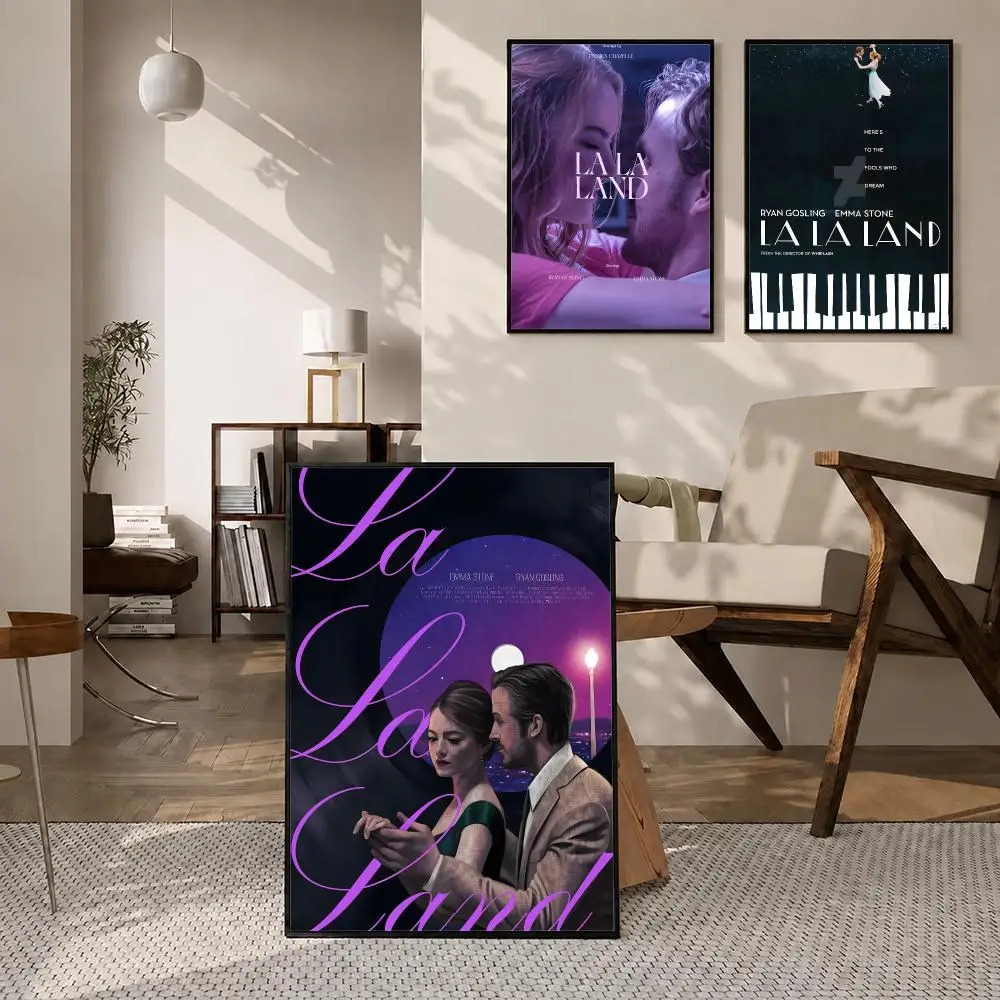 Movie La La Land Poster High-definition poster stickers, suitable for bedroom, living room, home decoration