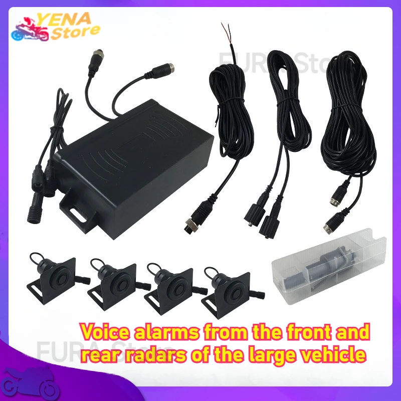 

Front and rear DC 12V-24V radar sensors for large vehicles, suitable for reversing radars of large and freight vehicles