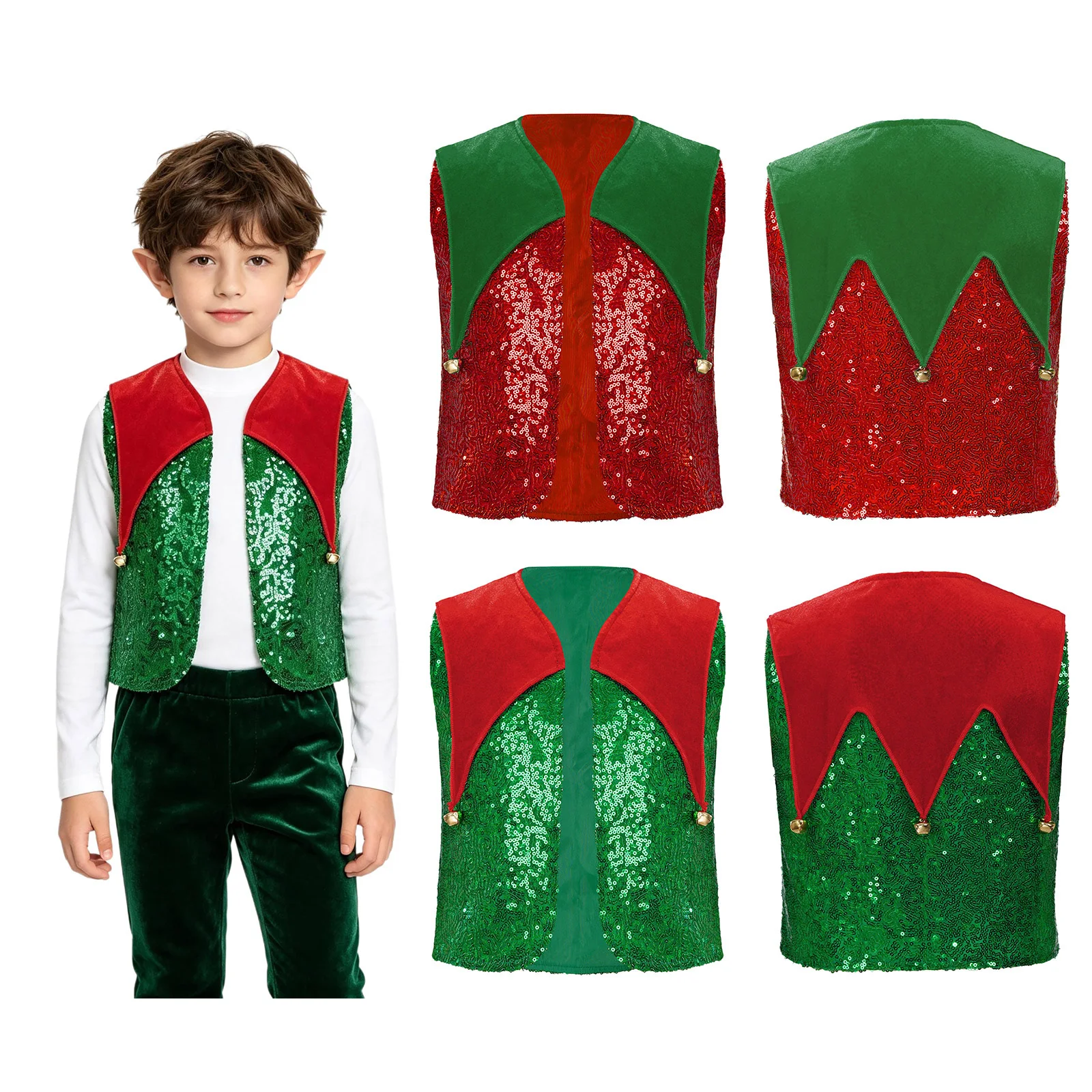 Gilet de Lutin à Sequins Enfant – photo 2