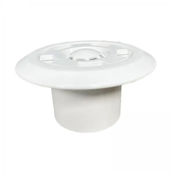 ABS Swimming Pool Floor Drain White Overflow Outlet Replacement Fitting Water Inlet Outlet for Ground Pool Easy Maintenance