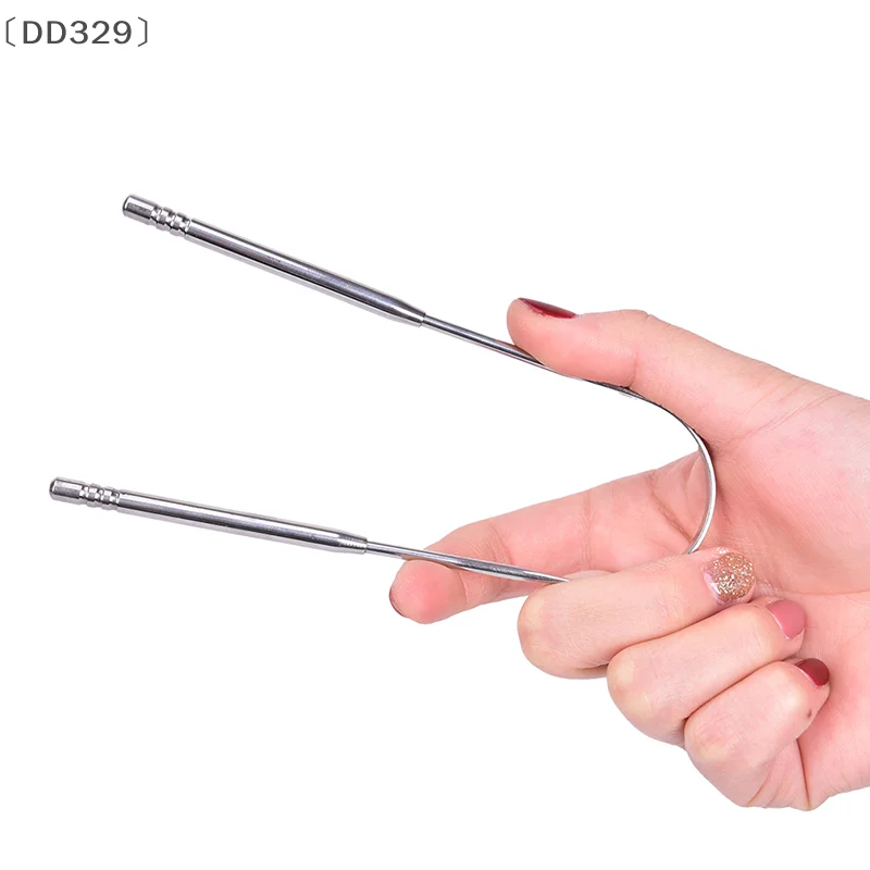 [-DD329] مكشطة تنظيف اللسان من الفولاذ المقاوم للصدأ للعناية بالأسنان ونظافة الفم