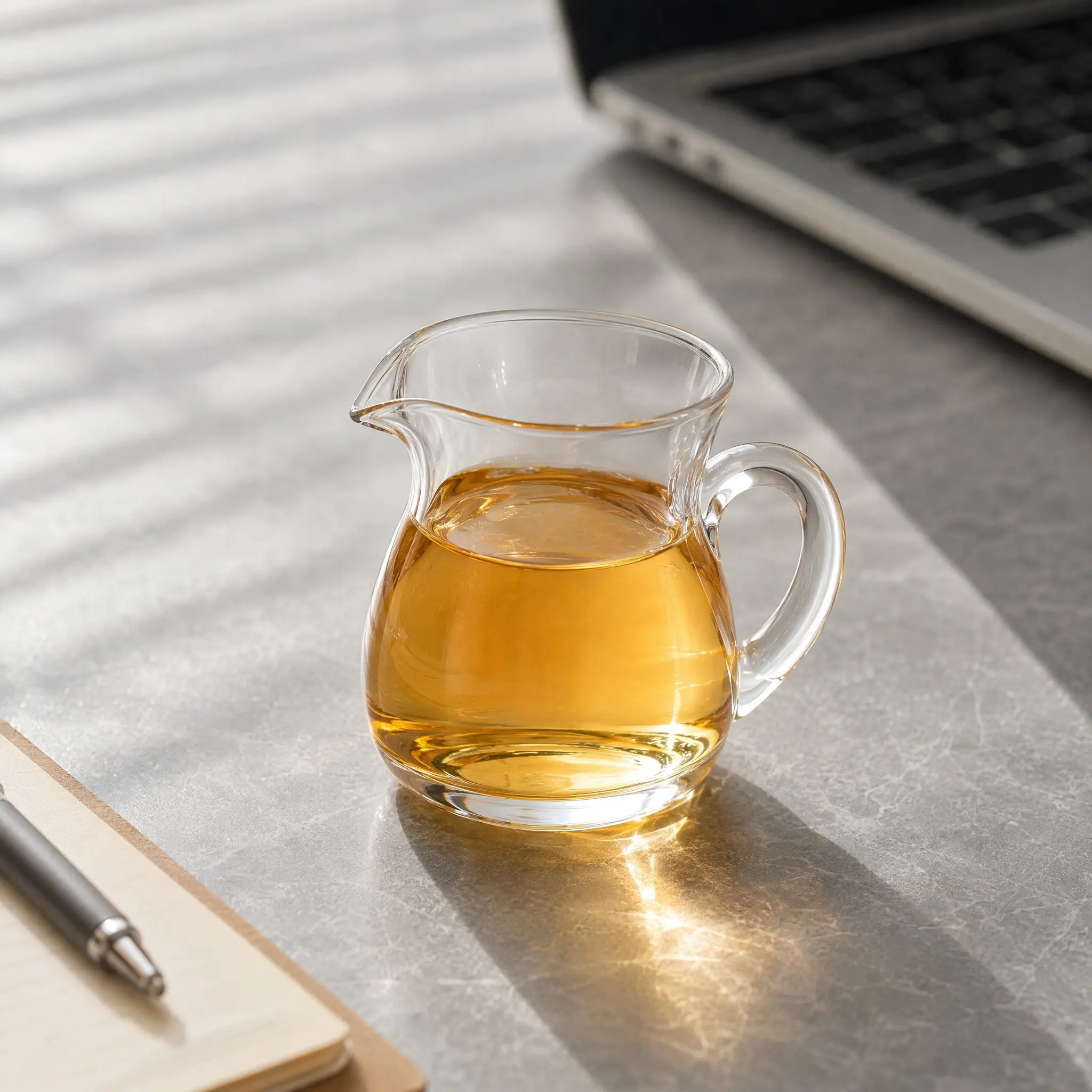 6 Pack Glass Creamer Pitchers 100ml Mini Clear Milk Coffee Syrup Dispensers for Home Office Travel
