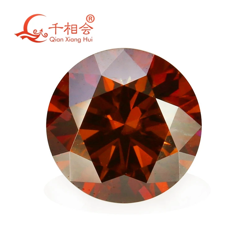 

cheapest 5mm to 10mm dark garnet red color Round Brilliant cut moissanite loose gem stone