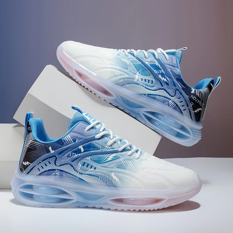 حذاء الجري MAEDEF للرجال خفيف الوزن وغير قابل للانزلاق، حذاء رياضي مريح للتمرين للرجال، حذاء مشي للتدريب، حذاء رياضي