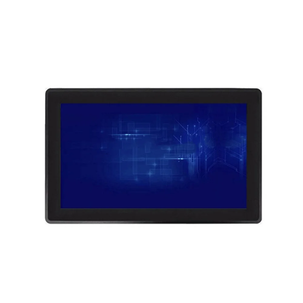 Custom TPC-2215E 100% Flat Fronted Touch 21.5 Inch Compact Fanless Embedded Industrial Grade Capacitive Touch Screen Panel PC