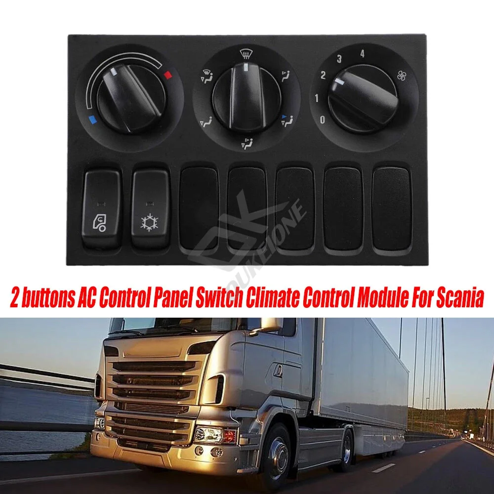 1797411 for PANEL Scania P G R T-Series 2005-2016 Truck Switch Panel Climate Heater Control Combined Switch Air-Conditioning