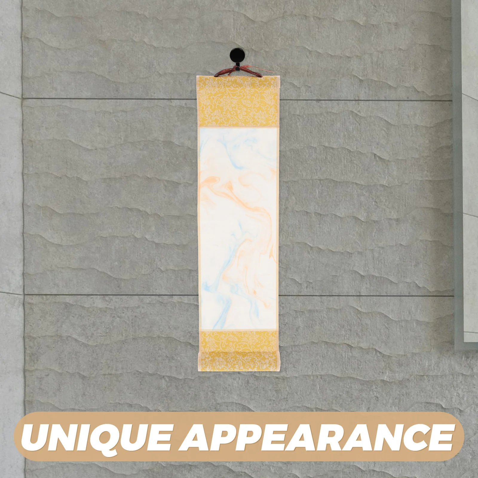 فارغة معلقة التمرير الصينية شوان ورقة Semiraw سطح خمر الباتيك تصميم مذهب المدمجة اليد التمرير ل #4