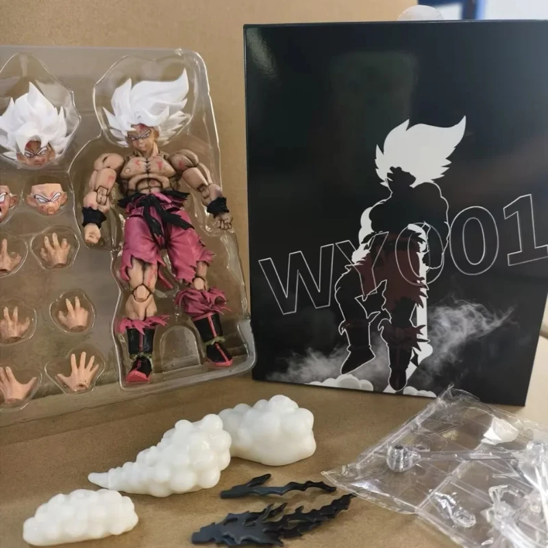 Wy Toy DBZ SHF Figura de Acción Articulada de Goku Super Saiyan 3.0, Edición Semanal Color Revenge Fury, Modelo de Anime