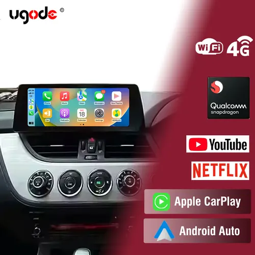 Ugode 12.3 ''アンドロイド 13 画面表示ワイヤレス CarPlay ヘッドユニット自動 BMW Z4 E89 車マルチメディアビデオプレーヤー GPS Bluetooth