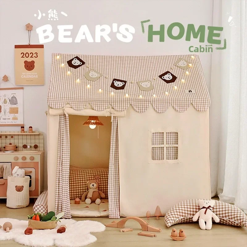 Indoor Kids Tent Playhouse Boys Girls Baby Family Home Use Toy Castle Small House Small House Toy House Game Toy House