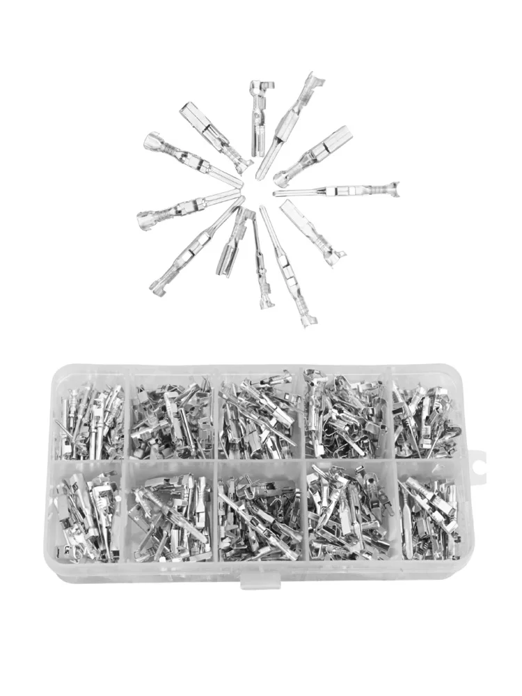 For Automotive Electrical System 1 1.5 1.8 2.2 2.8mm Crimp Terminal Pins Set Wire Terminal Pins High Stability