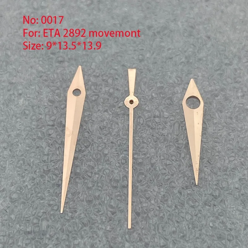 時計アクセサリーはのための適切な2824 2834 2846 2892運動の時計ポインターサイズ9ミリメートル × 13.5ミリメートル × 13.9ミリメートルアクセサリー時計の針