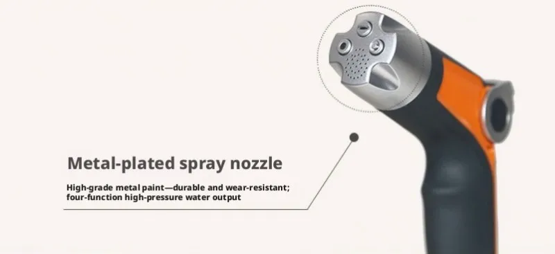4-Modus Gartenwasserpistole Hochdruck-Autowaschpistole Einstellbare Bewässerungsdüse Rasen- und Gartenbewässerungssprinkler – Detail 5