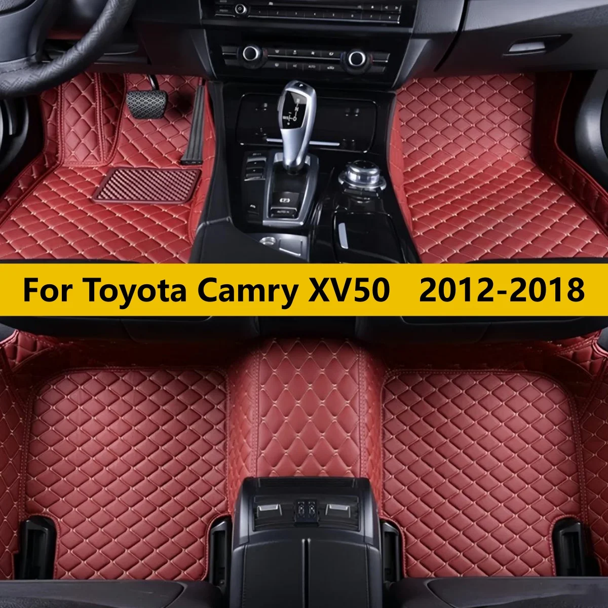 

Auto Leather Carpet Pads Fit For Toyota Camry XV50 2012 2013 2014 2015 2016 2017 2018 Auto Accessories Pads Car Foot Carpet