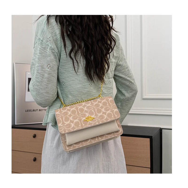 2026 New Arrival Women Luxury Chain Small Square Bag Versatile Daily Shoulder Crossbody Bag Fashion Mini Handbag For Party Eveni