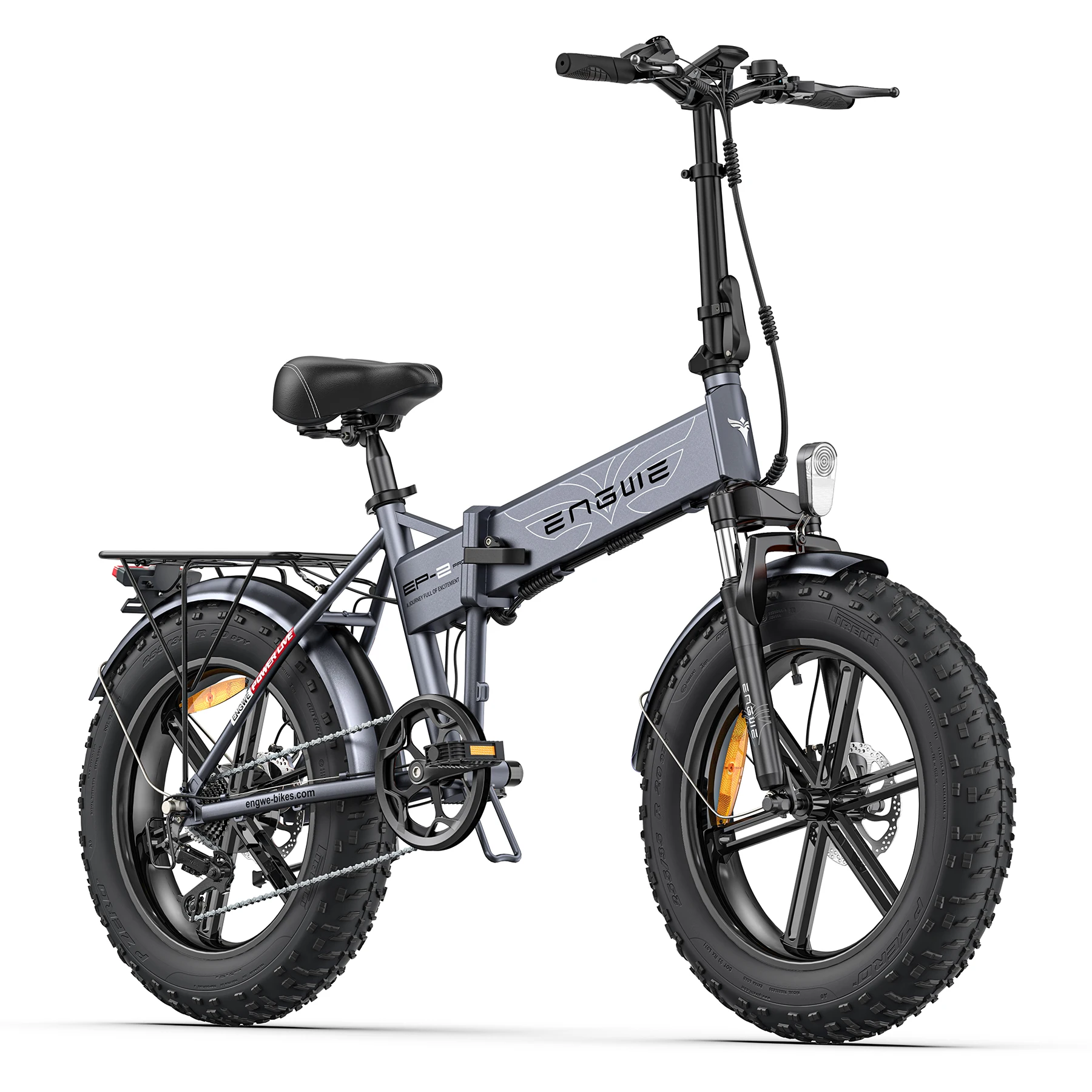 Folding Adult Electric Bicycle 48V16AH Removable Battery 750W High-speed Motor 24inch Fat Tire Ebike Mountain Snow Electric Bike