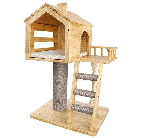 

Luxury Cat Tree Durable & Stylish Cat Condo With Sisal Rope Designed For Indoor Cats Perfectly Crafted For Fun Rest & Scratch