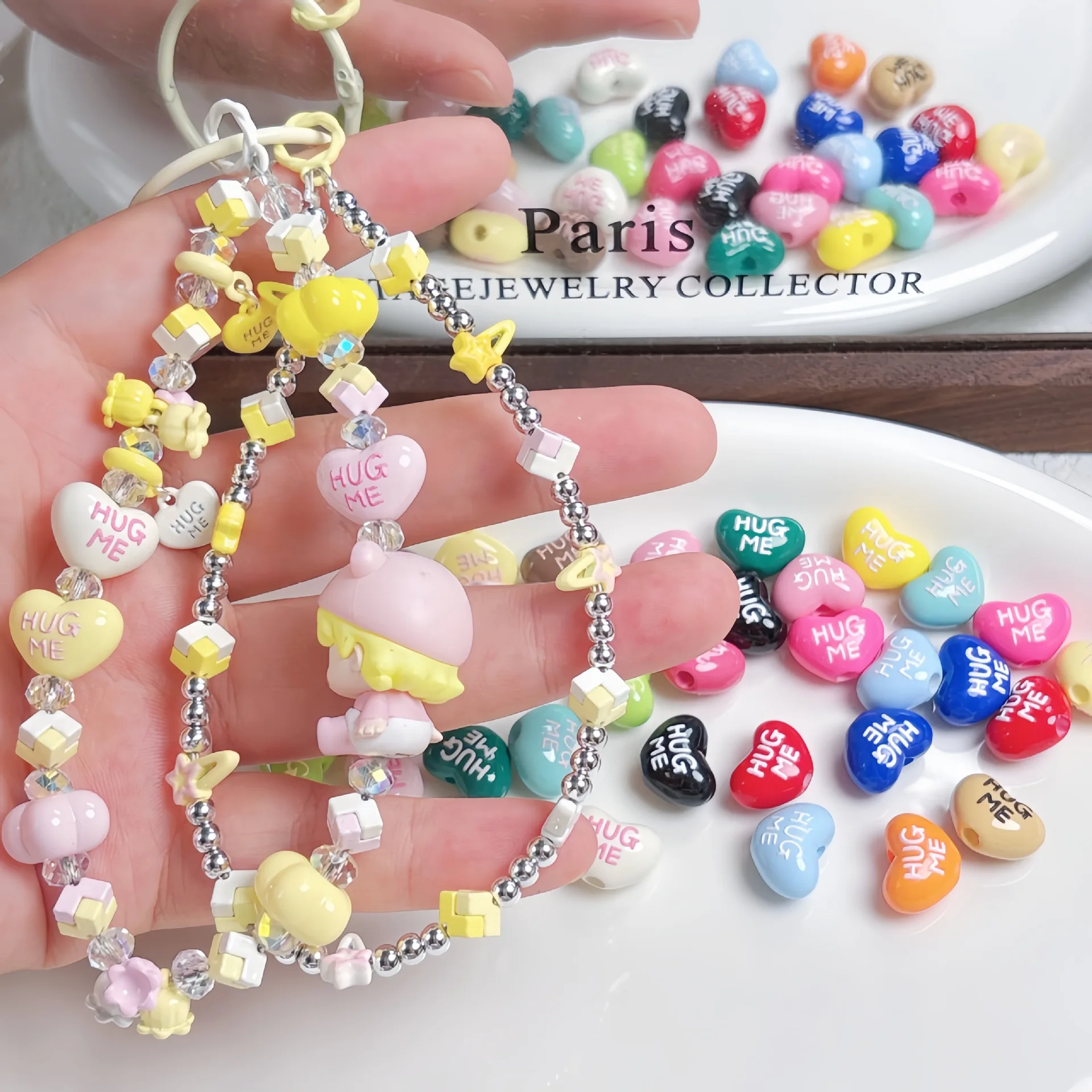 DIY Jewelry Findings Simulation Fruit Watermelon Shape Acryilc Resin Round Gumball Beads Fit Bracelet Necklace 12mm 16mm 20mm