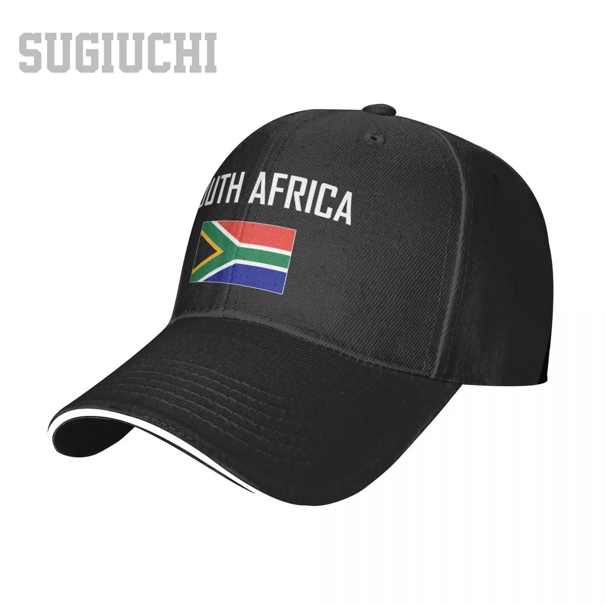 Unisex Sandwich SOUTH AFRICA Flag And Font Baseball Cap Men Women Hip Hop Caps Snapback Golf Hat Fishing