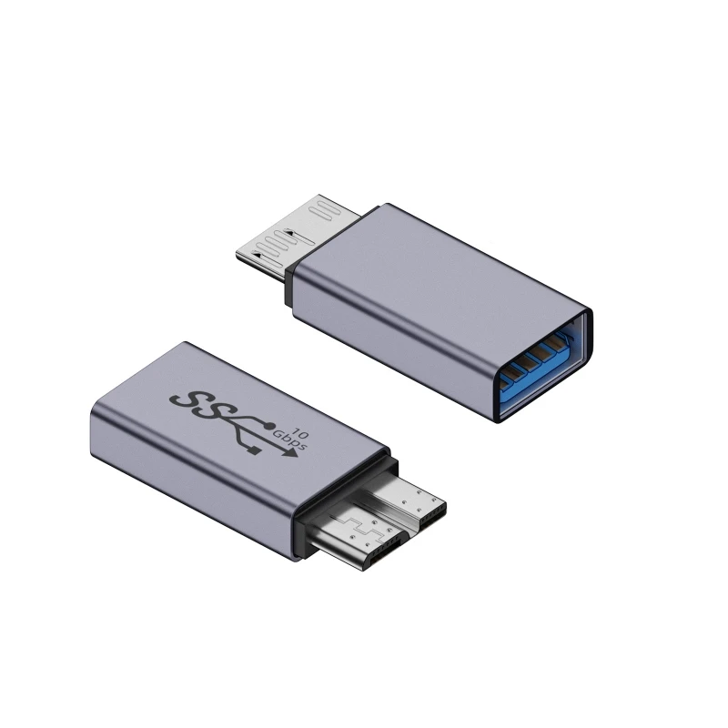 USB C TO Micro B USB 3.0อะแดปเตอร์ชนิด C ตัวเมียเป็น Micro B ตัวผู้ไมโคร3.0ชาร์จเร็ว USB Micro Type C ความเร็วสูงสำหรับแล็ปท็อป HDD