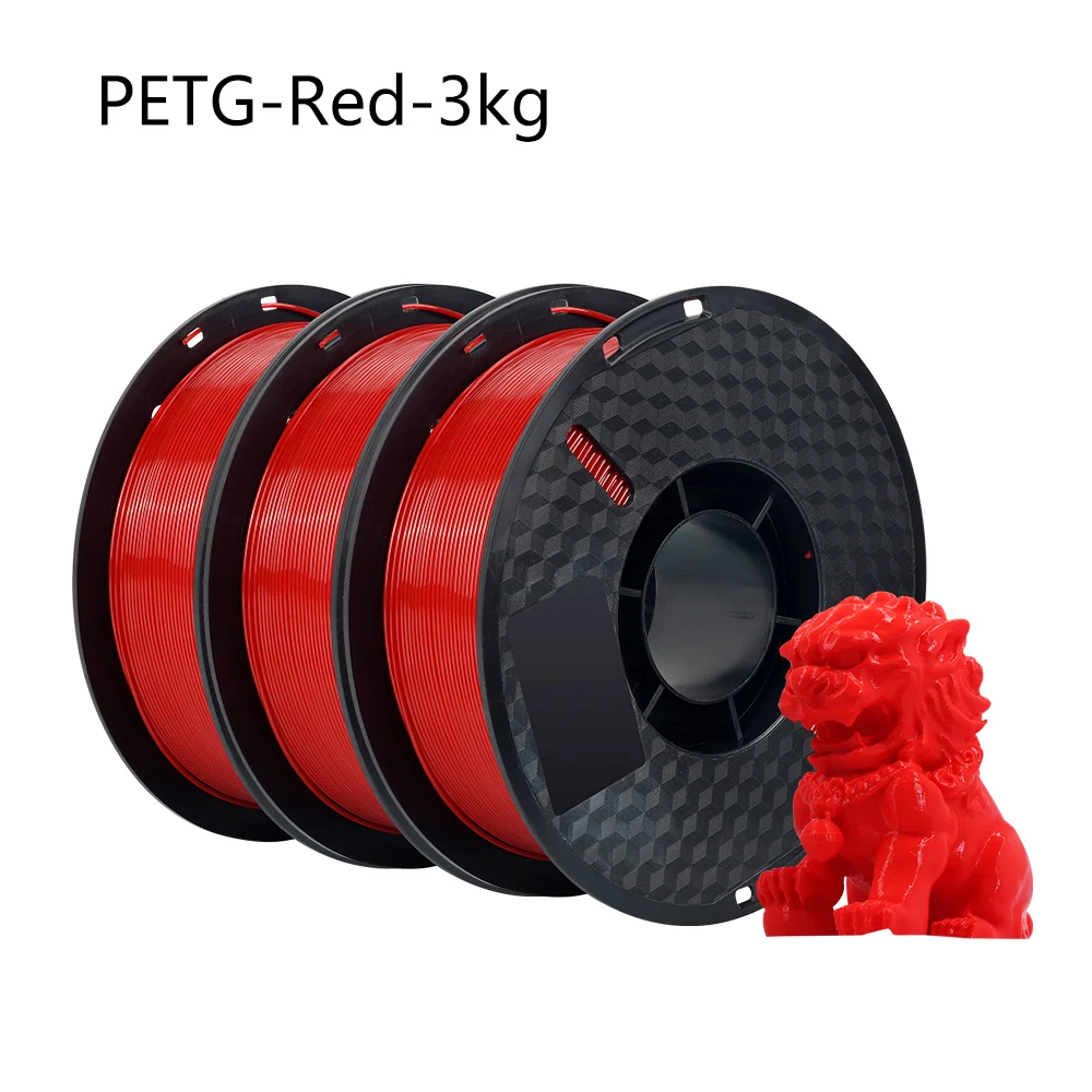 Kingroon 3Kg Drievoudige Kleur Zijde Pla Filament Regenboog Pla Petg Snel 3d Drukmateriaal Tricolor 1.75Mm Voor Bambu Lab Printers